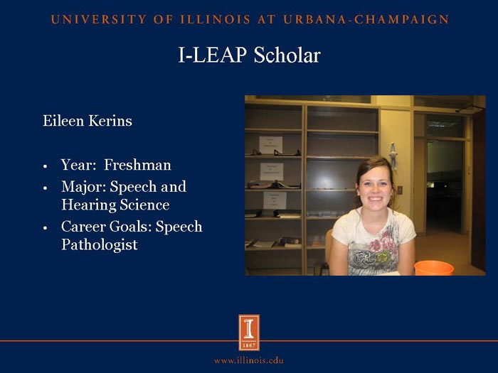 I-LEAP Scholar: Eileen Kerins