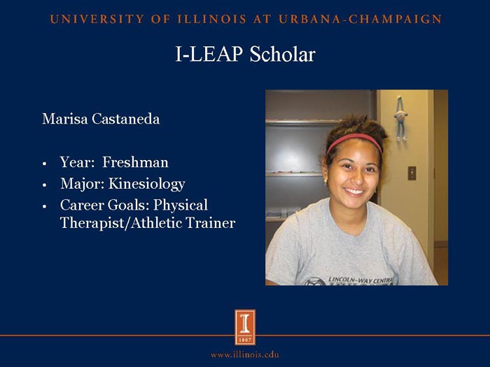I-LEAP Scholar: Marisa Castaneda