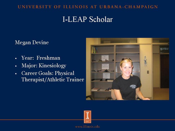 I-LEAP Scholar: Megan Devine