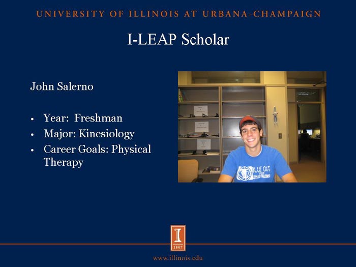 I-LEAP Scholar: John Salerno