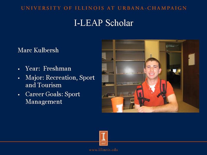 I-LEAP Scholar: Marc Kulbersh