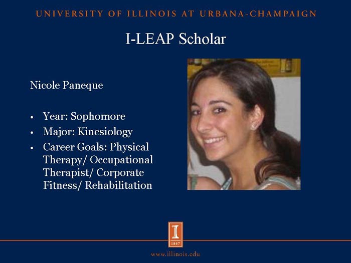I-LEAP Scholar: Nicole Paneque