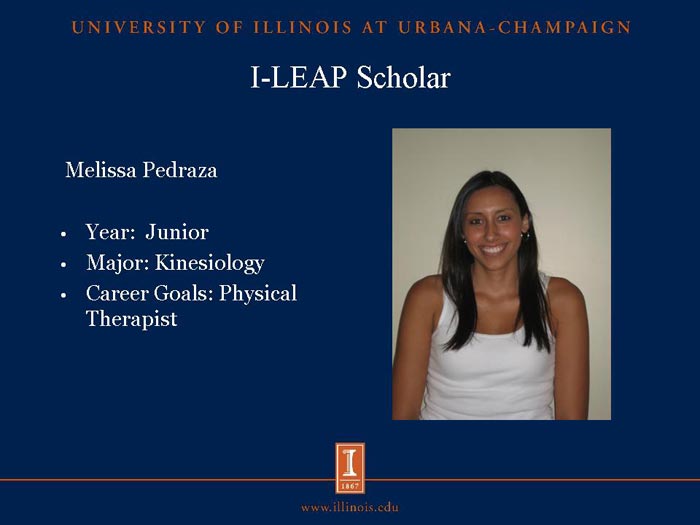 I-LEAP Scholar: Melissa Pedraza