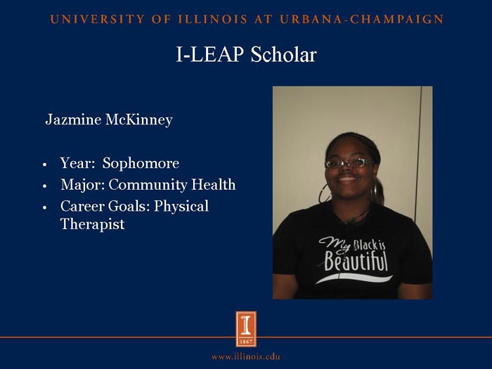 I-LEAP Scholar: Jazmine McKinney