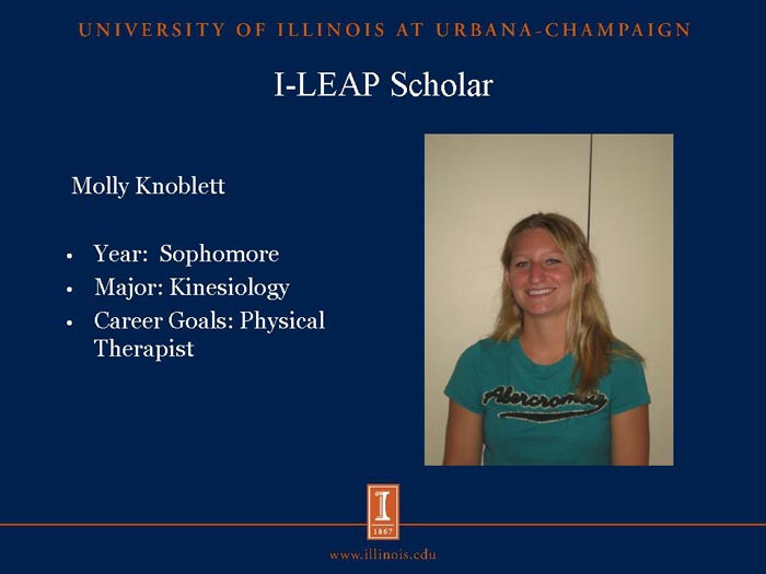 I-LEAP Scholar: Molly Knoblett