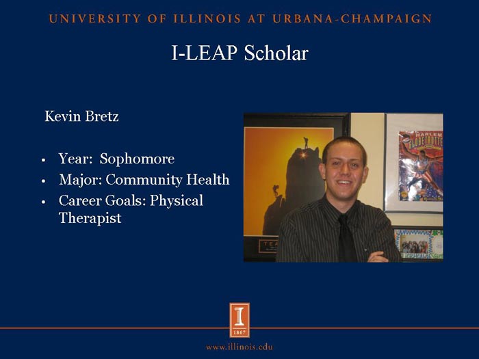 I-LEAP Scholar: Kevin Bretz