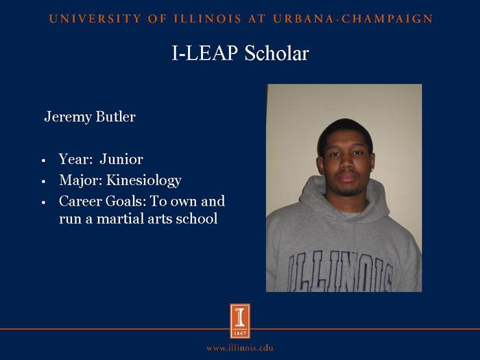 I-LEAP Scholar: Jeremy Butler