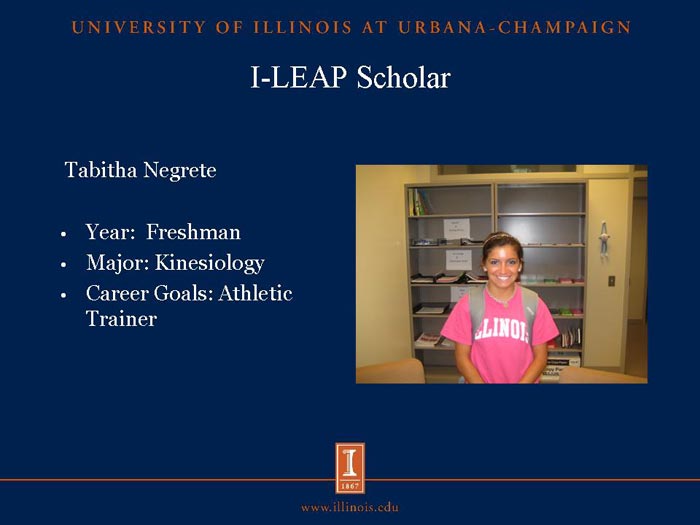 I-LEAP Scholar: Tabitha Negrete