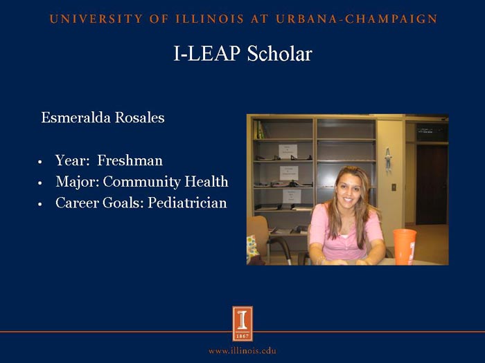 I-LEAP Scholar: Esmeralda Rosales
