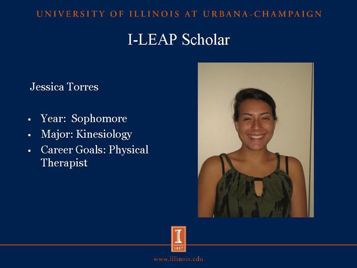 I-LEAP Scholar: Jessica Torres