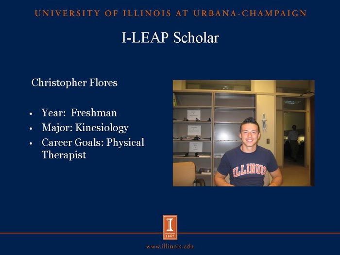 I-LEAP Scholar: Christopher Flores