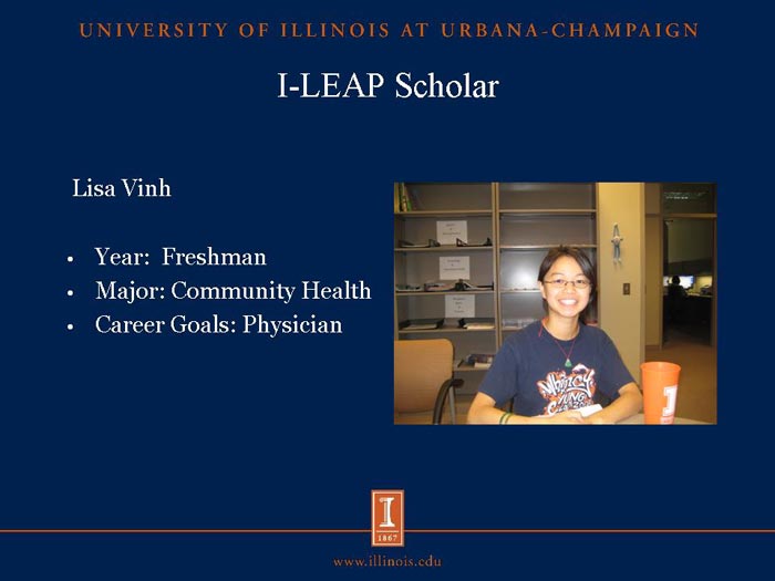 I-LEAP Scholar: Lisa Vinh