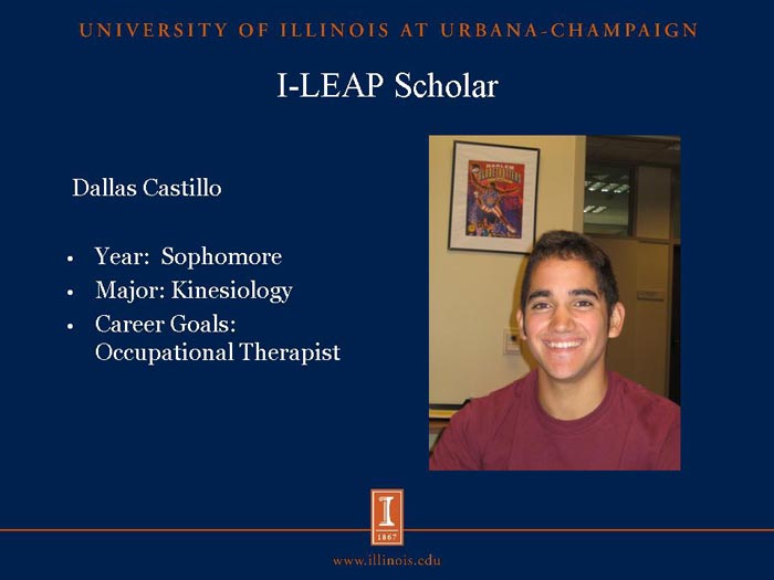 I-LEAP Scholar: Dallas Castillo