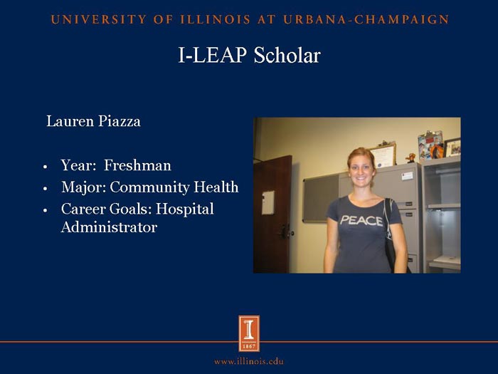 I-LEAP Scholar: Lauren Piazza