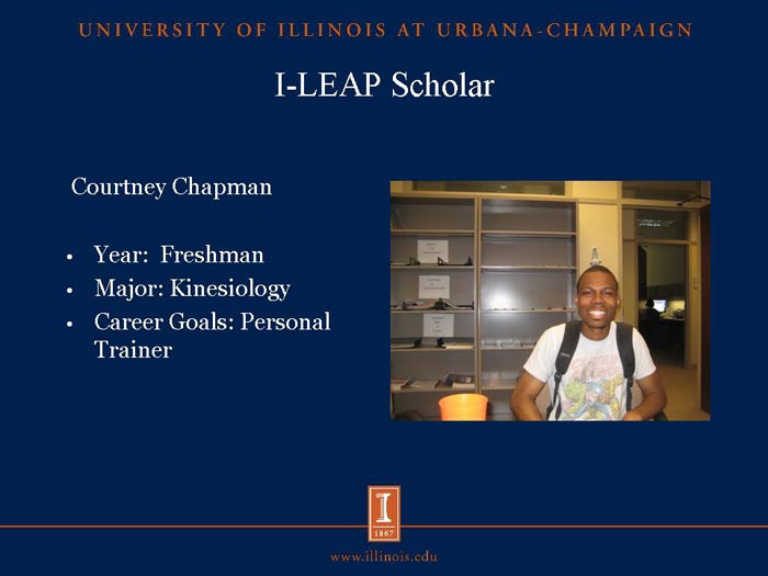 I-LEAP Scholar: Courtney Chapman