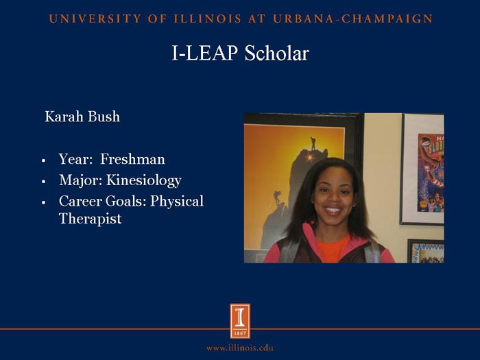 I-LEAP Scholar: Karah Bush