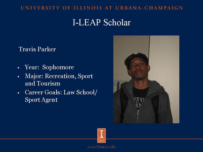 I-LEAP Scholar: Travis Parker