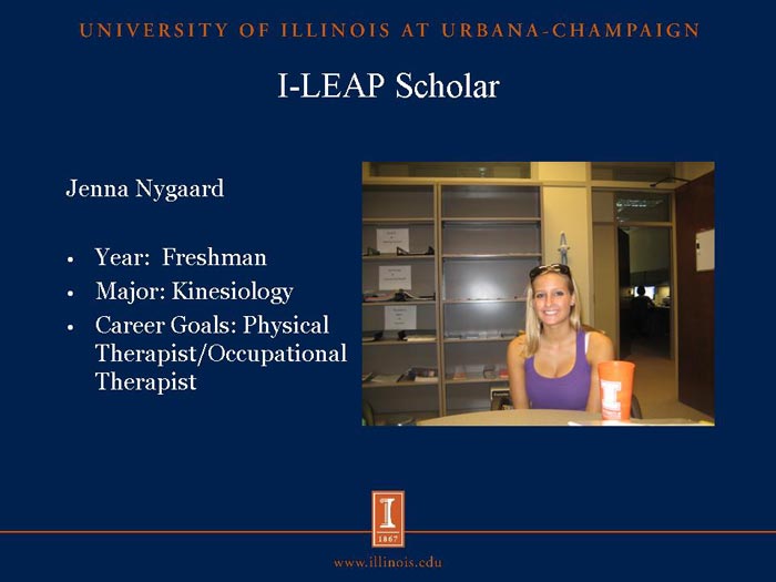 I-LEAP Scholar: Jenna Nygaard