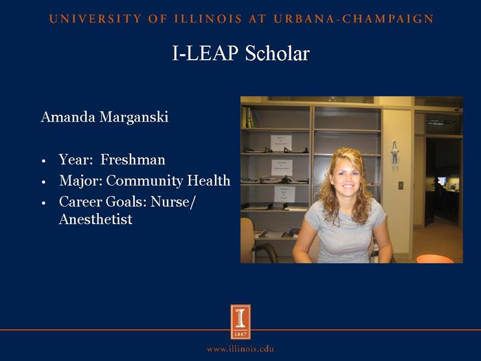 I-LEAP Scholar: Amanda Marganski